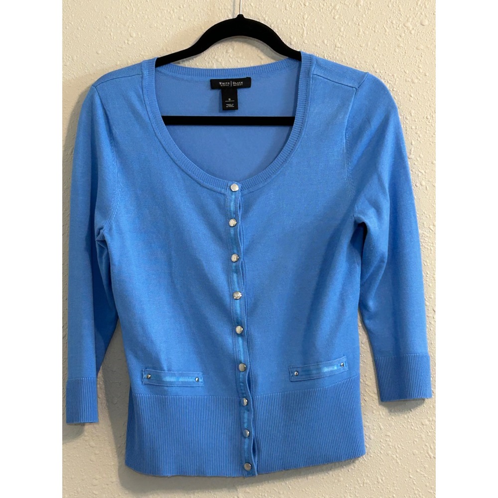 Y2K Cottagecore Coquette Grandmacore Preppy Clueless Cardigan Sweater Sz S WHBM